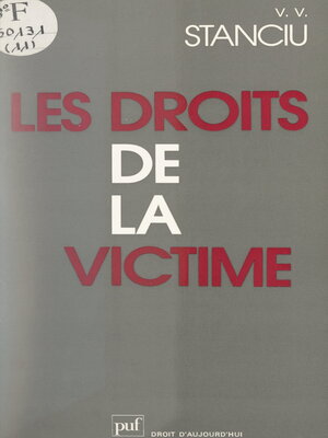 cover image of Les droits de la victime